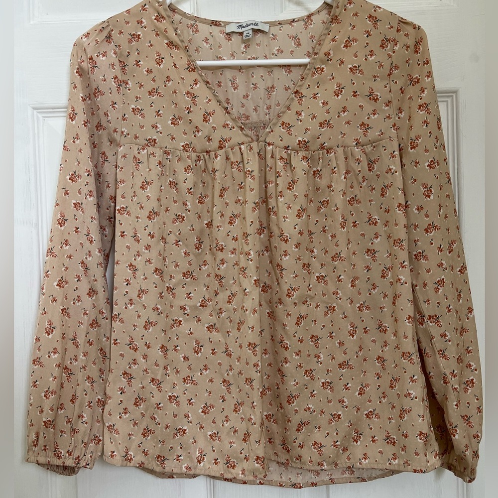 Madewell Floral Blouse
